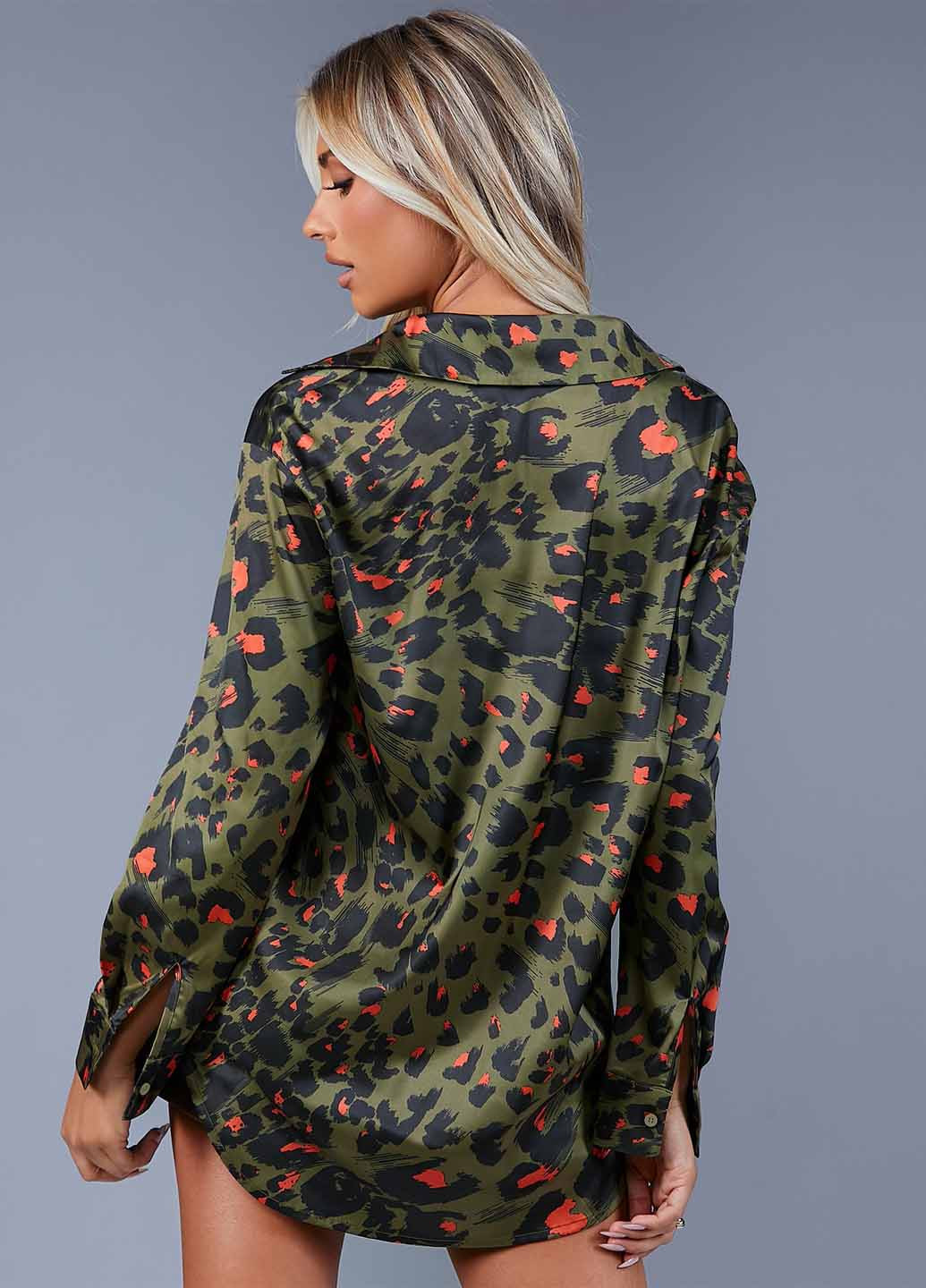 Зелёная блуза SHEIN