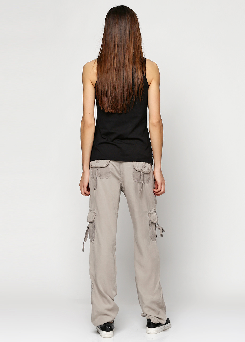 Серые кэжуал летние прямые брюки Liu-Jo