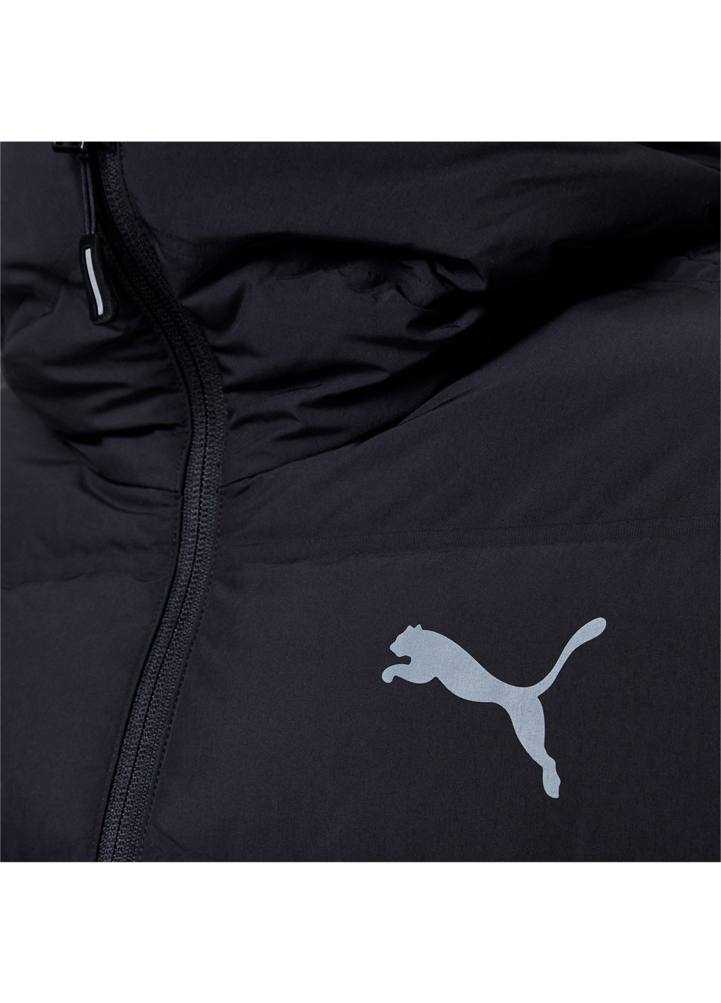 Черная демисезонная куртка downguard 600 down jacket Puma