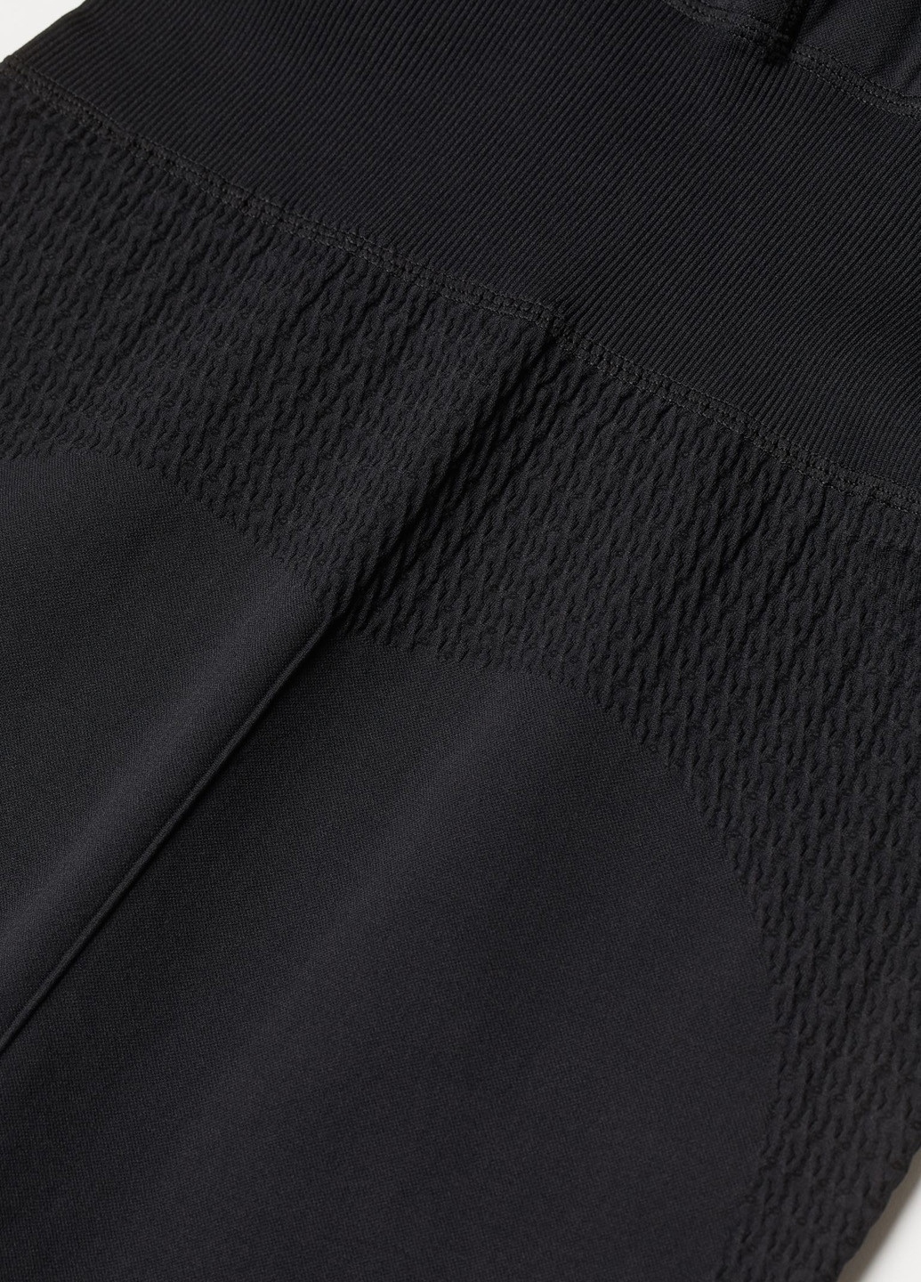 Комбінезон H&M комбінезон-брюки однотонний чорний спортивний поліамід, трикотаж
