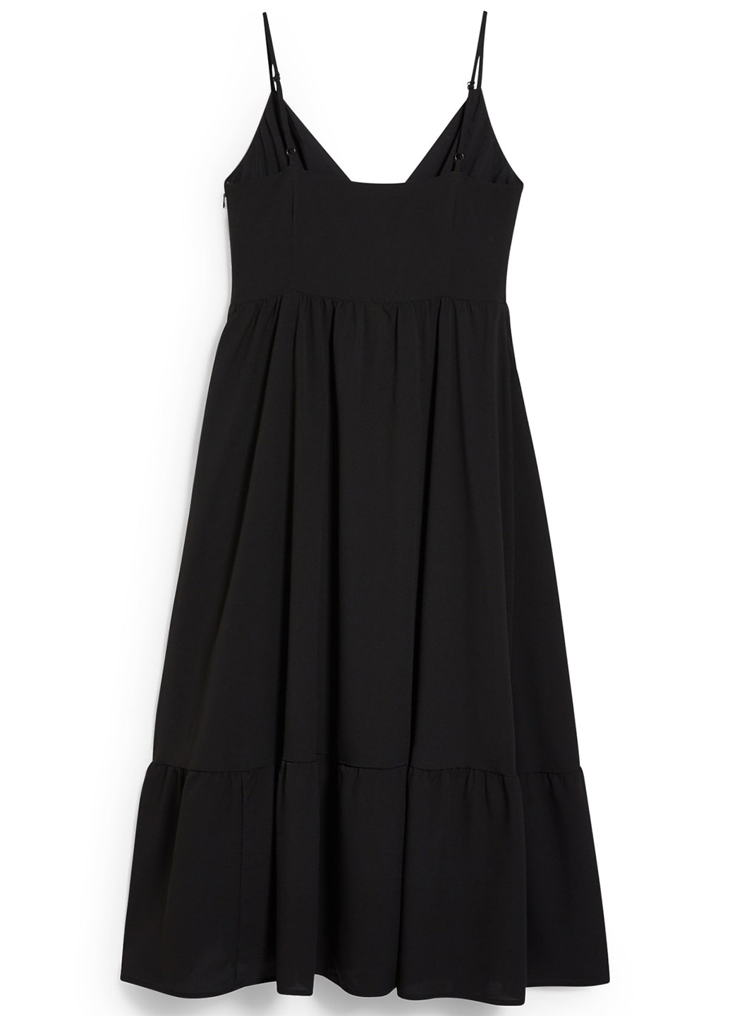 Чорна кежуал сукня на запах C&A однотонна