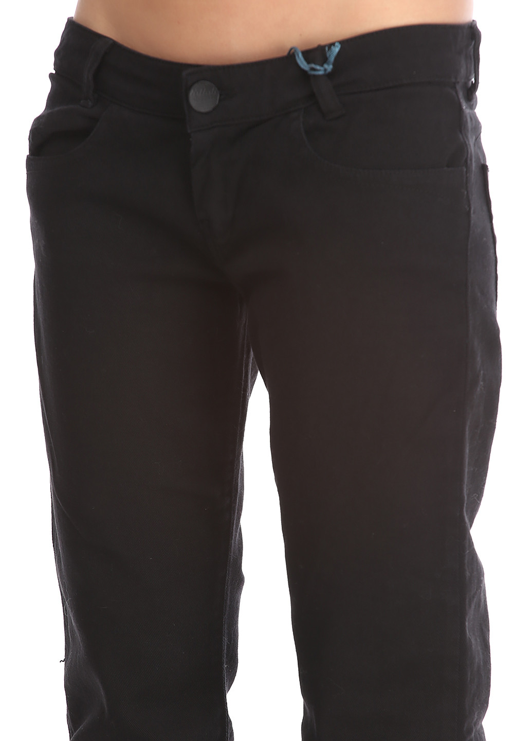 Черные кэжуал демисезонные прямые брюки Killah