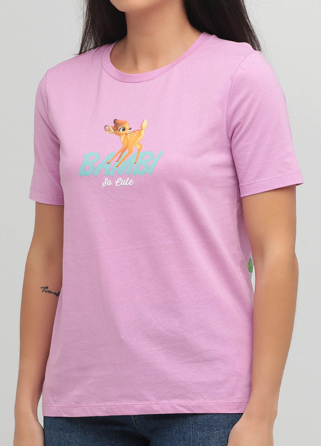 Розовая летняя футболка Zara