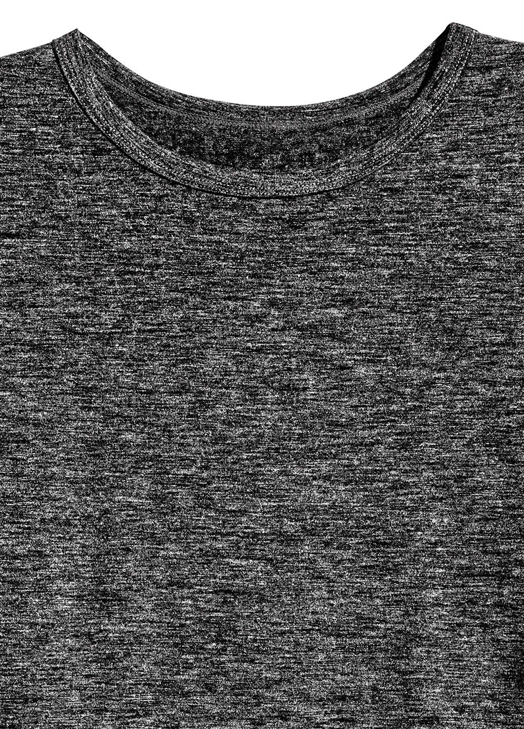 Темно-серое кэжуал платье силуэтная H&M меланжевое