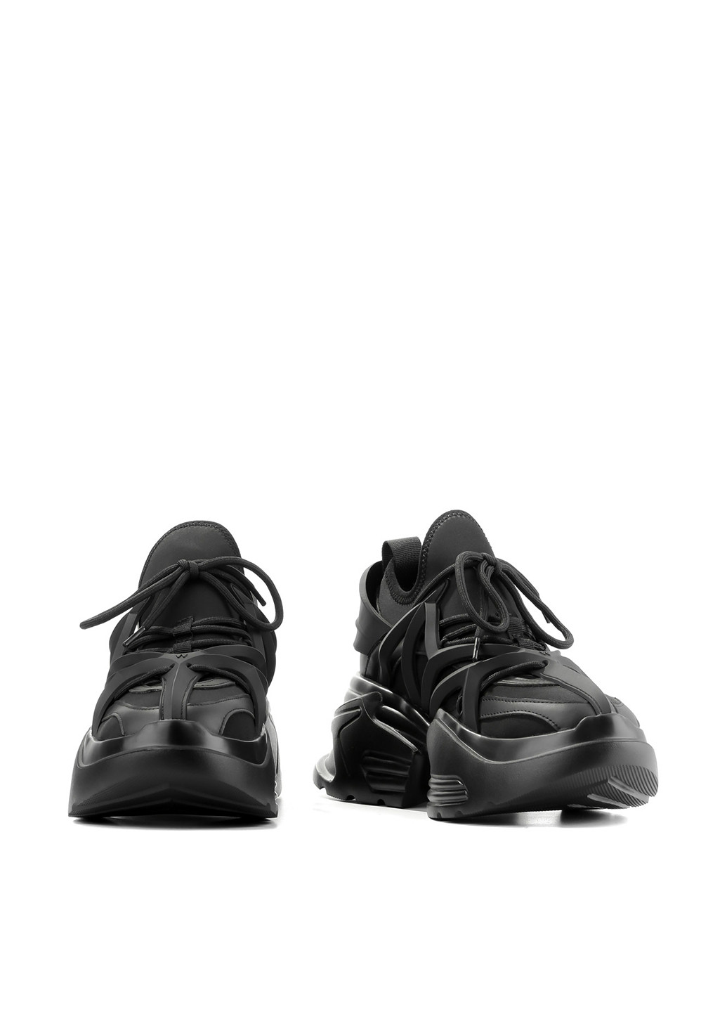 Чорні осінні кросівки Le'BERDES