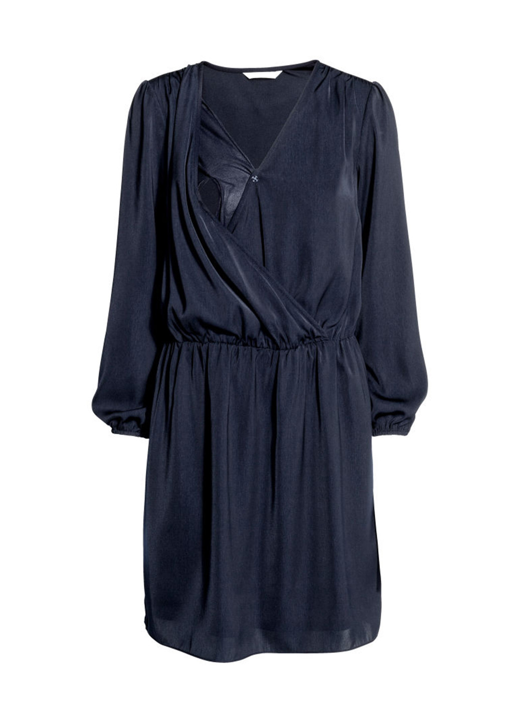 Темно-синее кэжуал платье для кормящих H&M