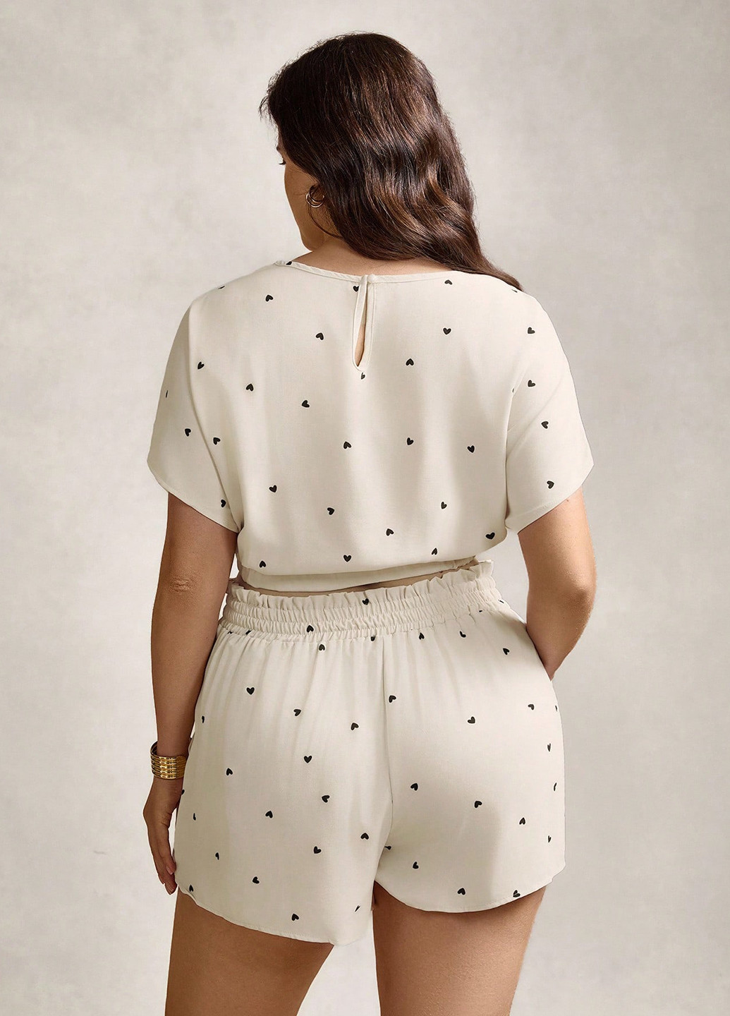 Костюм (топ, шорты) SHEIN (366071614)