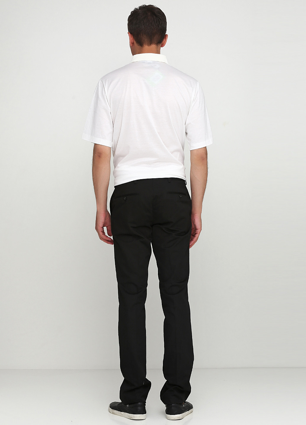 Черные классические демисезонные со средней талией брюки Ralph Lauren