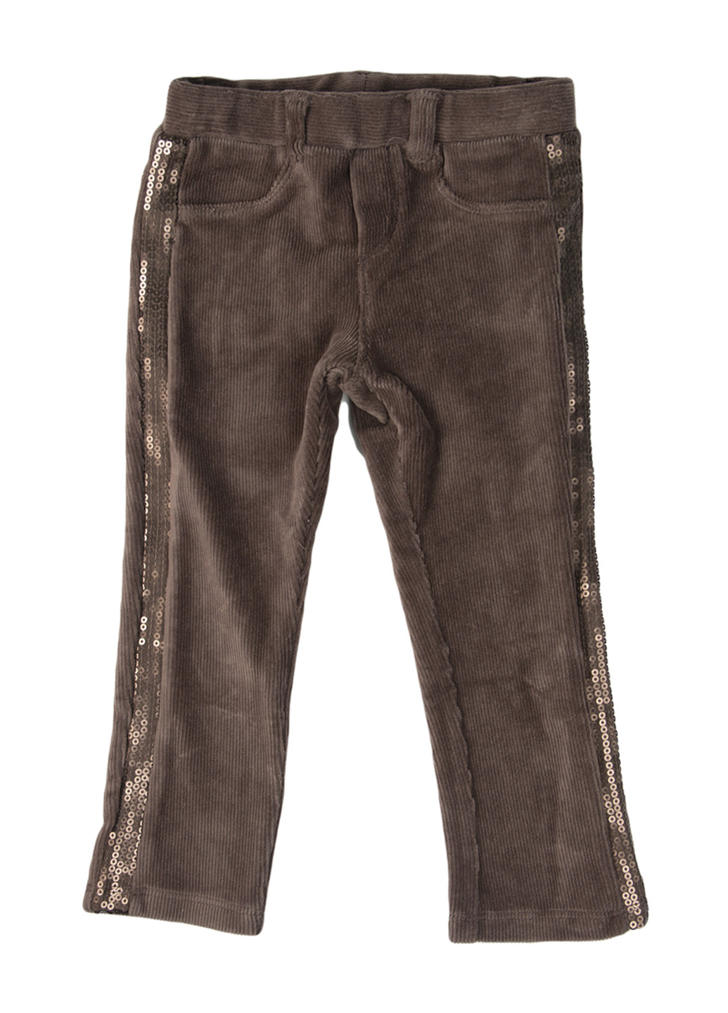 Серо-коричневые кэжуал демисезонные брюки Lisa Rose