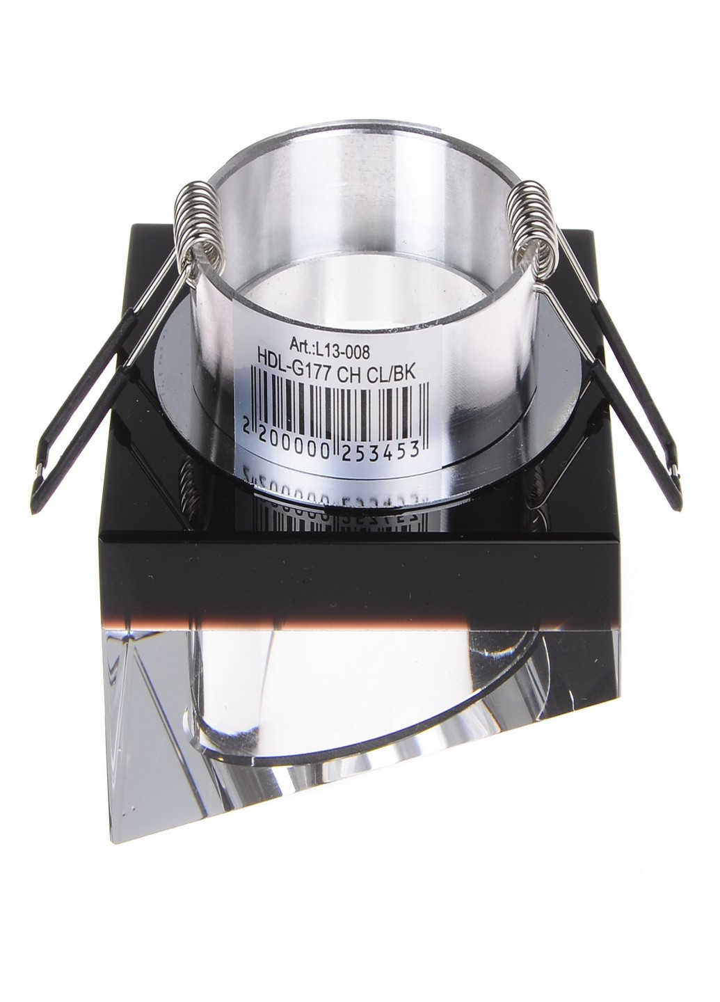 HDL-G177 CH CL/BK светильник точечный декоративный Brille (185913940)
