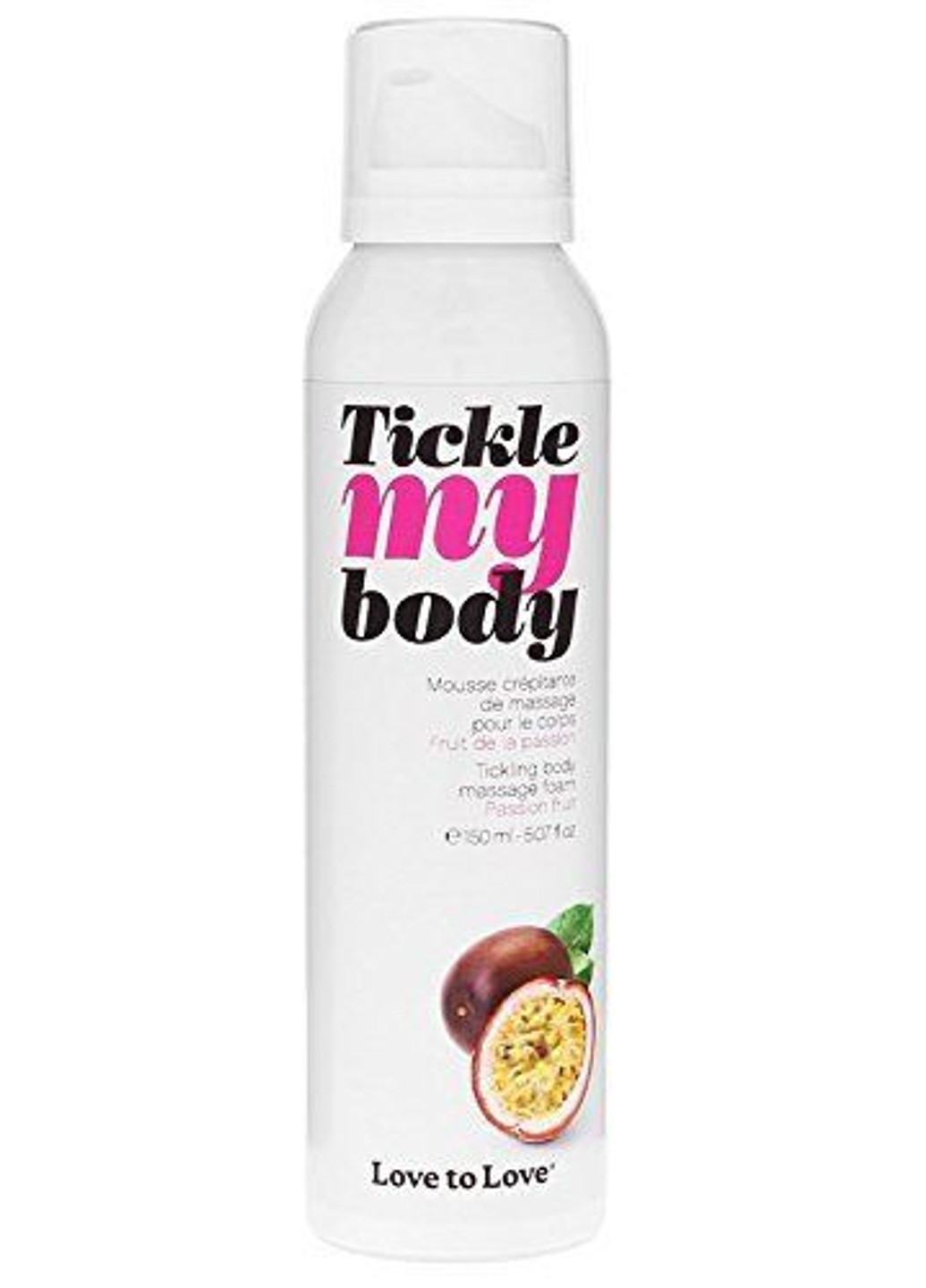 Массажная пена TICKLE MY BODY Passion Fruit (150 мл) увлажняющая Love To Love (255169459)