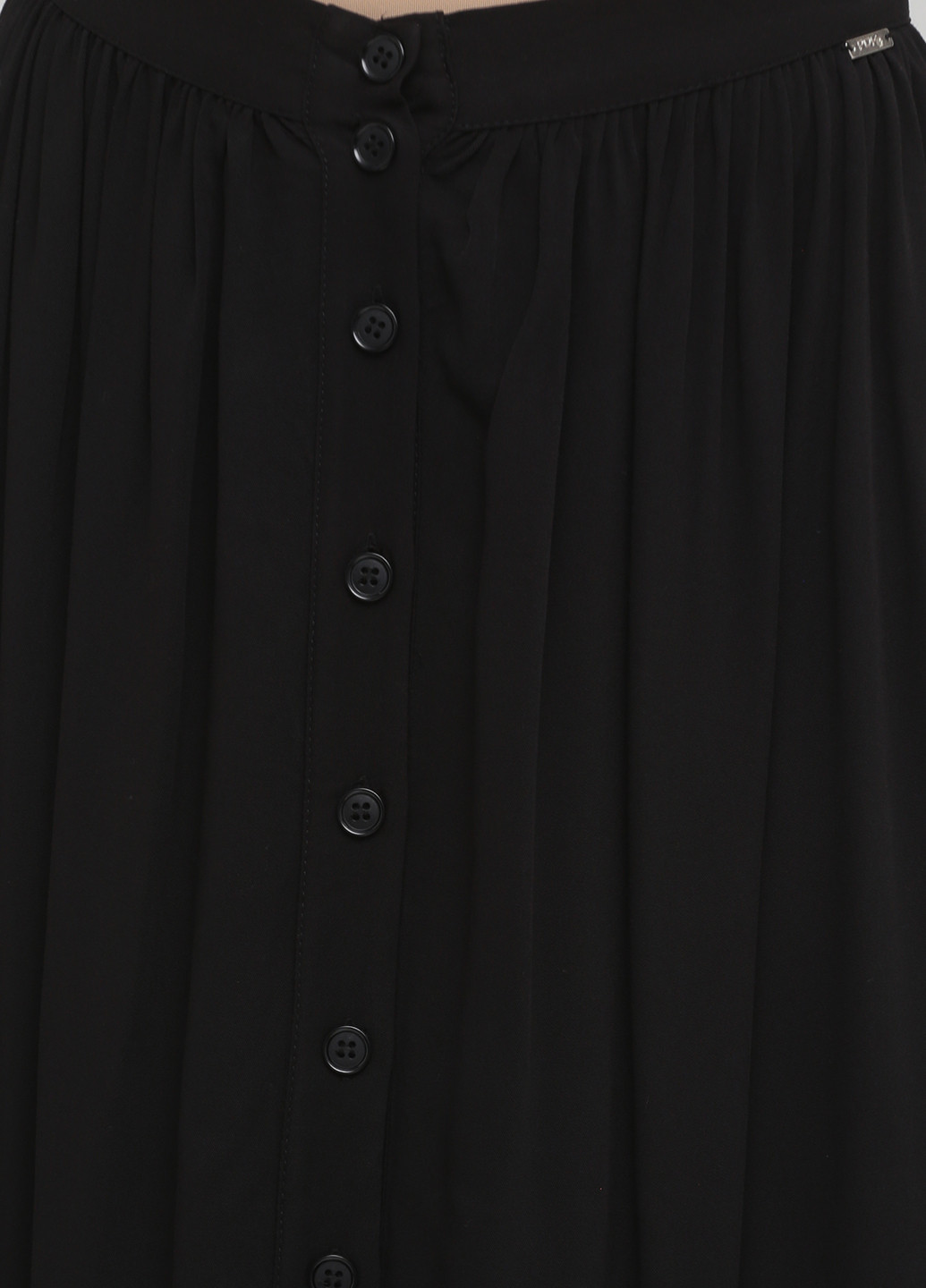 Черная кэжуал однотонная юбка PDK клешированная