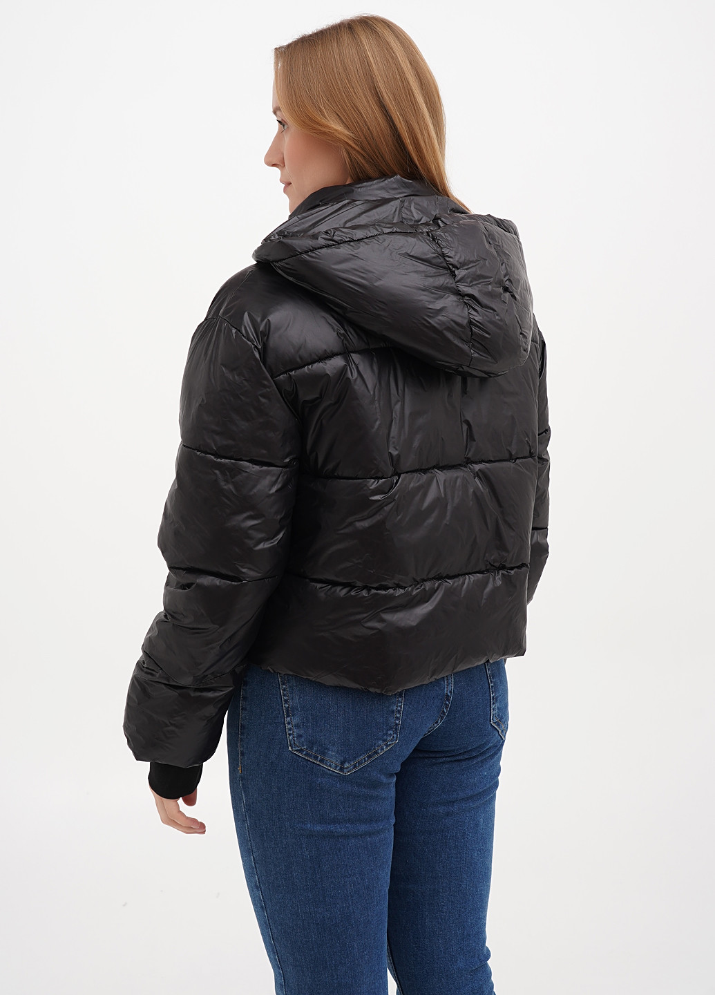 Чорна демісезонна куртка Boohoo