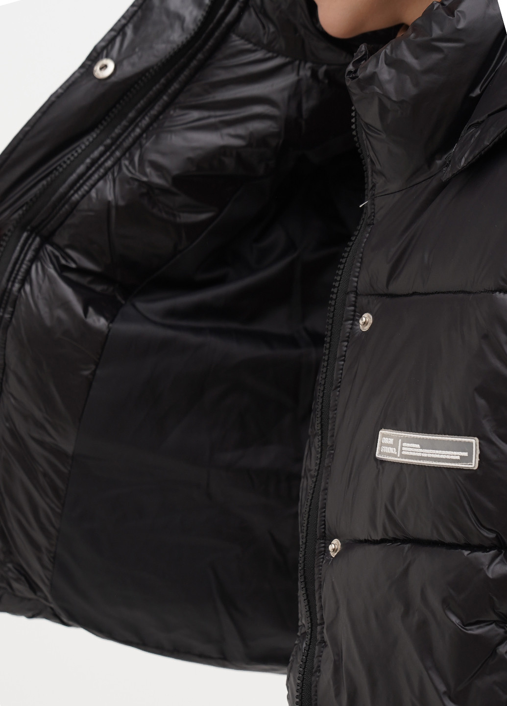 Чорна демісезонна куртка Boohoo