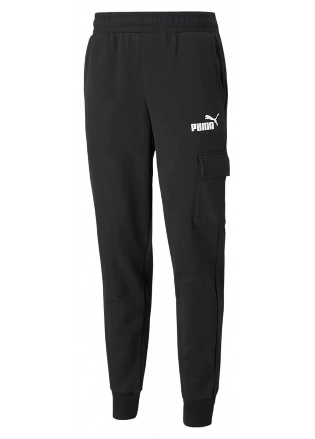 Черные спортивные демисезонные карго брюки Puma