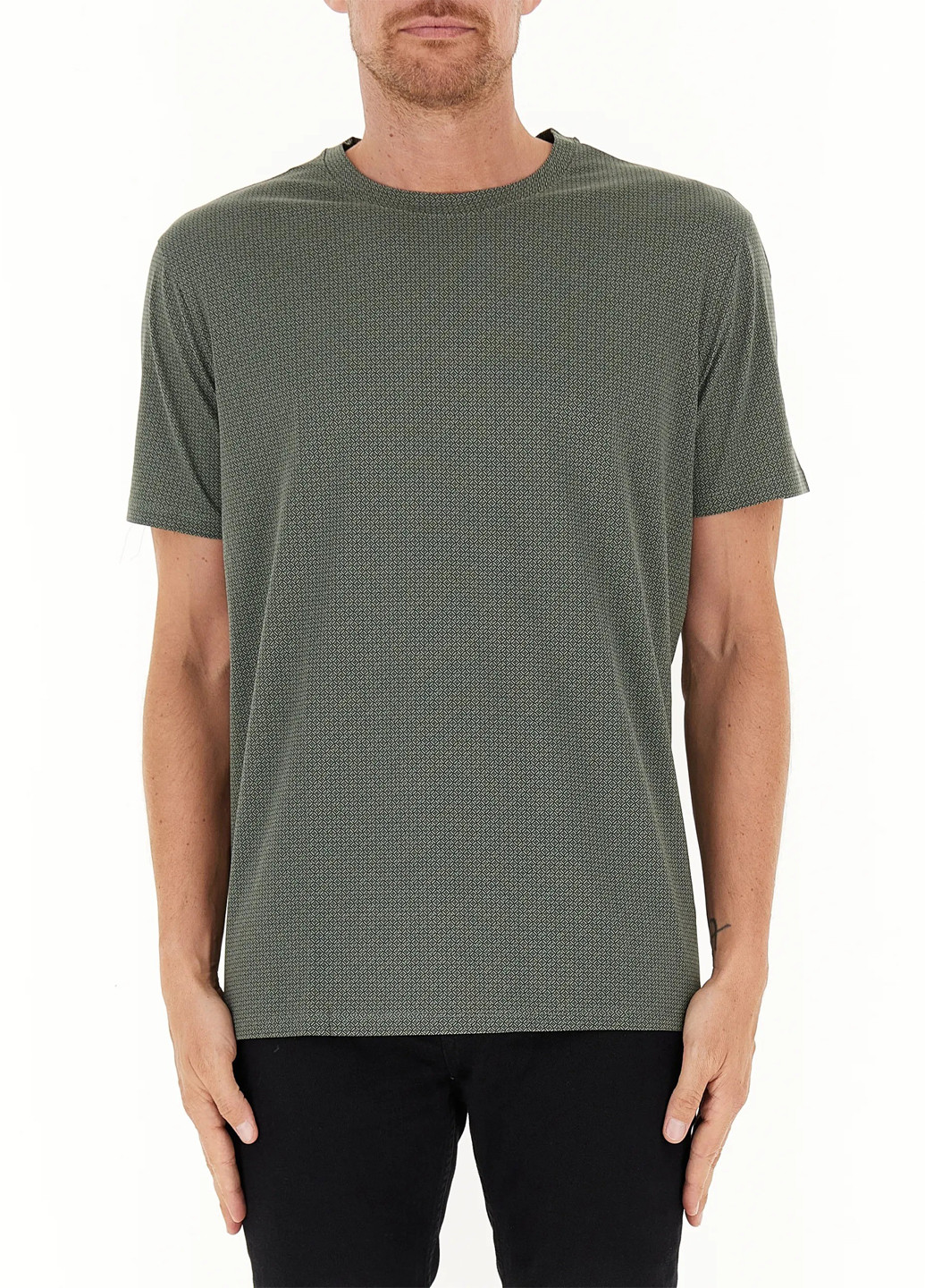 Зелена футболка Armani Exchange