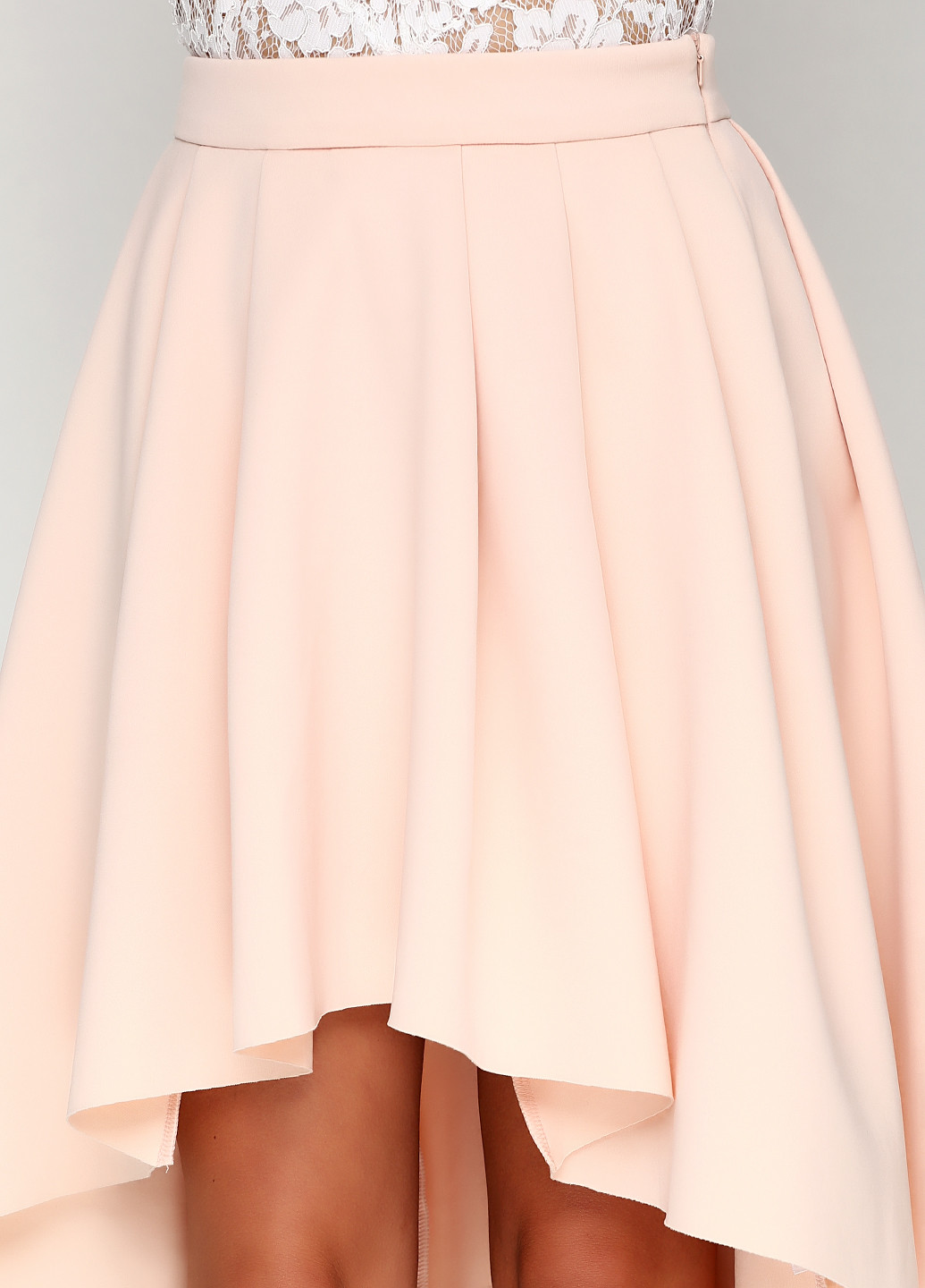 Персиковая кэжуал однотонная юбка Asos миди