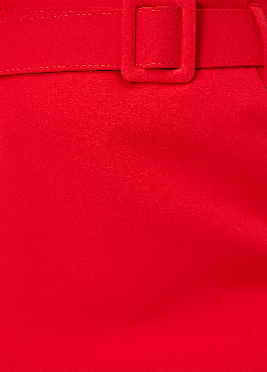 Красная кэжуал однотонная юбка KOTON