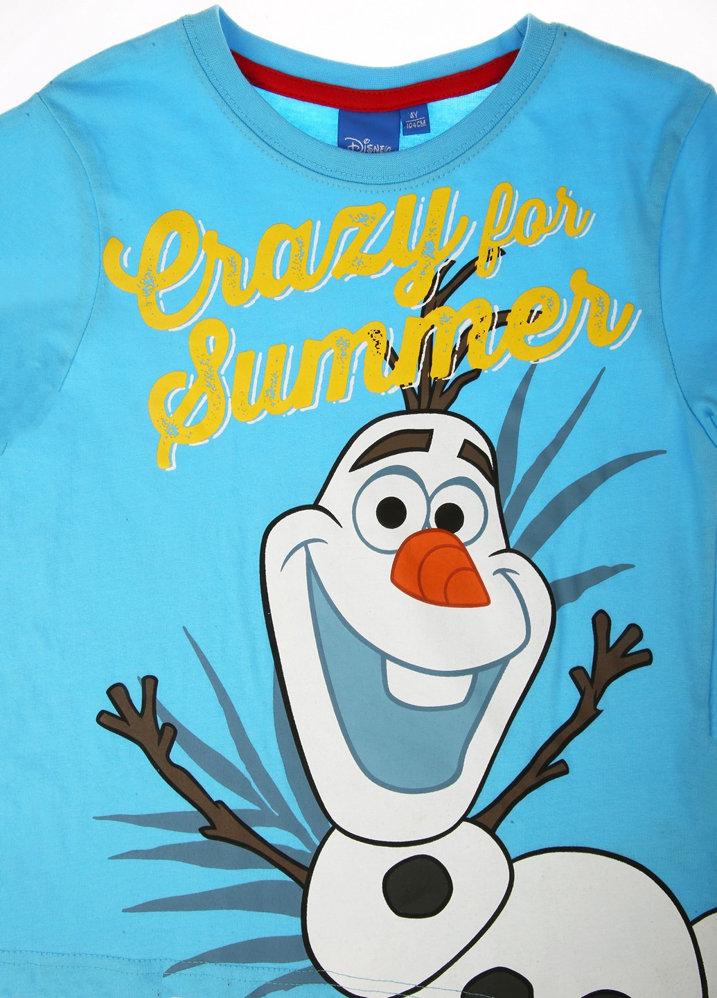 Блакитна літня футболка Disney