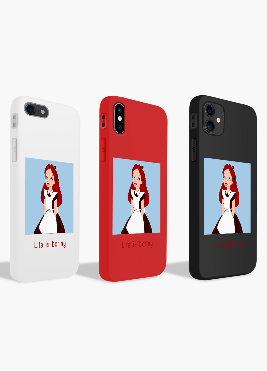 Чехол силиконовый Apple Iphone Xr Алиса скукота Дисней (Alice in Wonderland Disney) (8225-1435) MobiPrint (219485758)