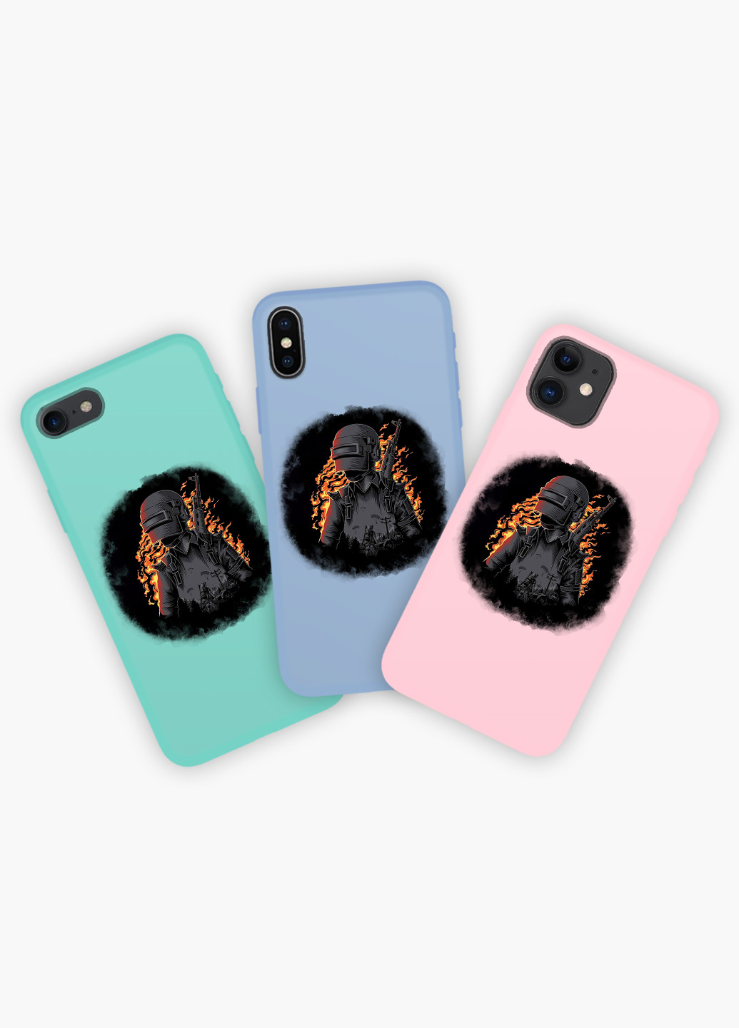 Чехол силиконовый Apple Iphone Xs Max Пубг Пабг (Pubg) (8226-1183) MobiPrint (219335722)