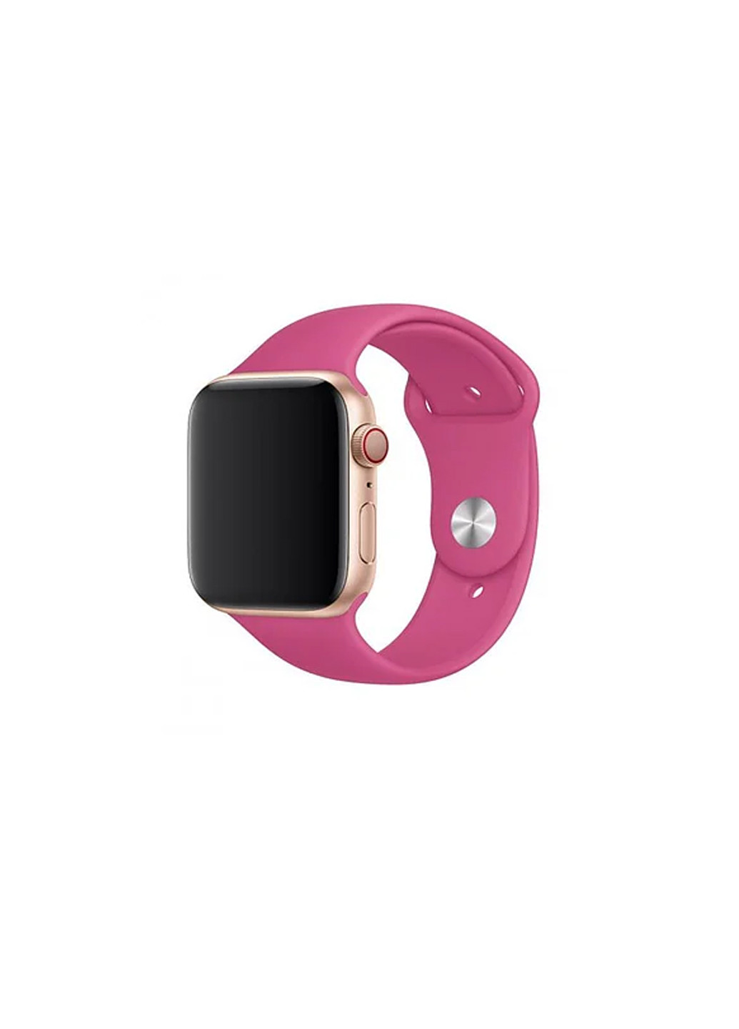 Ремешок Sport Band для Apple Watch 42/44mm силиконовый розовый спортивный size(s) Series 6 5 4 3 2 1 Pomegrante ARM (222374773)