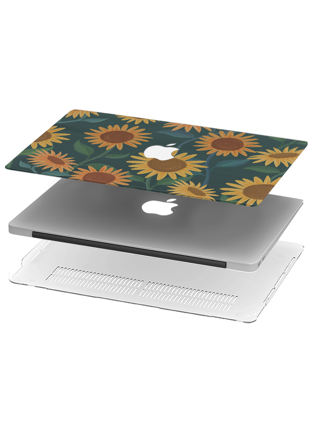 Чохол пластиковий для Apple MacBook Air 13 A1466 / A1369 Соняшники (Sunflowers) (6351-2352) MobiPrint (218858050)