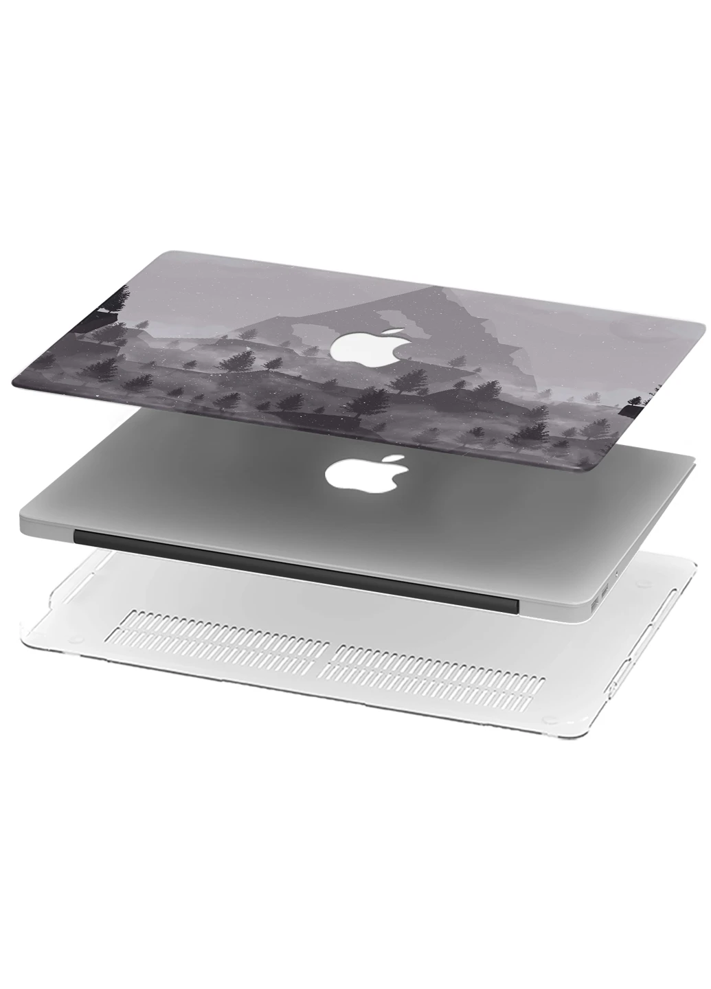Чохол пластиковий для Apple MacBook Pro 15 A1707 / A1990 Мінімалізм (Minimal landscape) (9649-2737) MobiPrint (219124285)