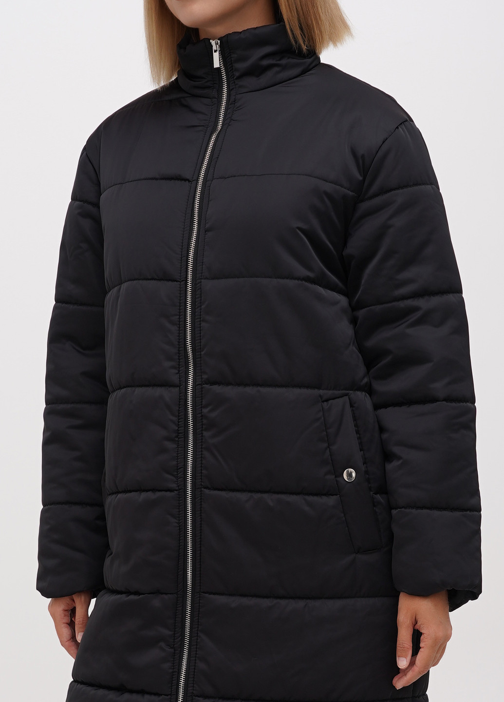 Чорна демісезонна куртка Boohoo