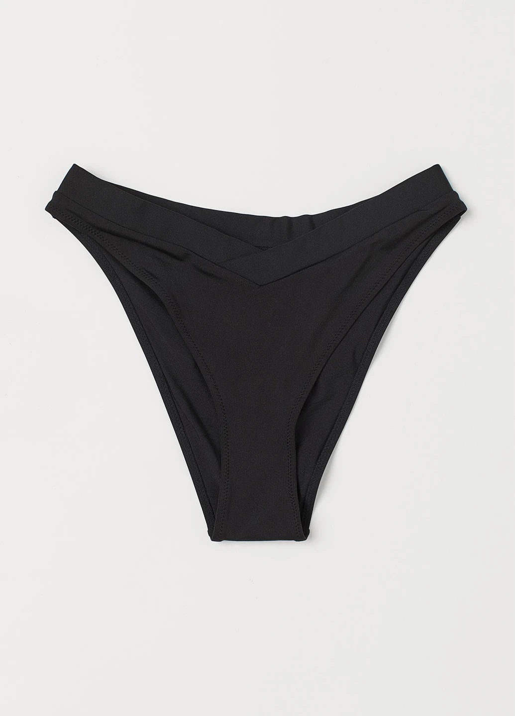Черные купальные трусики-плавки однотонные H&M