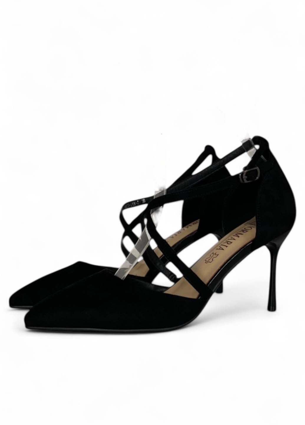 Aiformaria Туфли т-страп черный з натуральная замша, китай — лето (333803666)