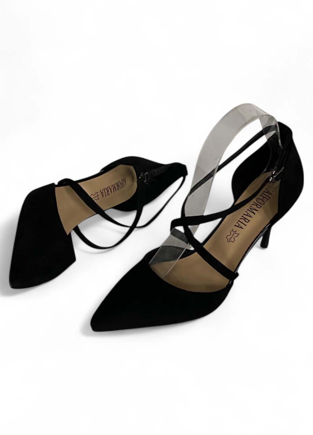 Aiformaria Туфли т-страп черный з натуральная замша, китай — лето (333803666)