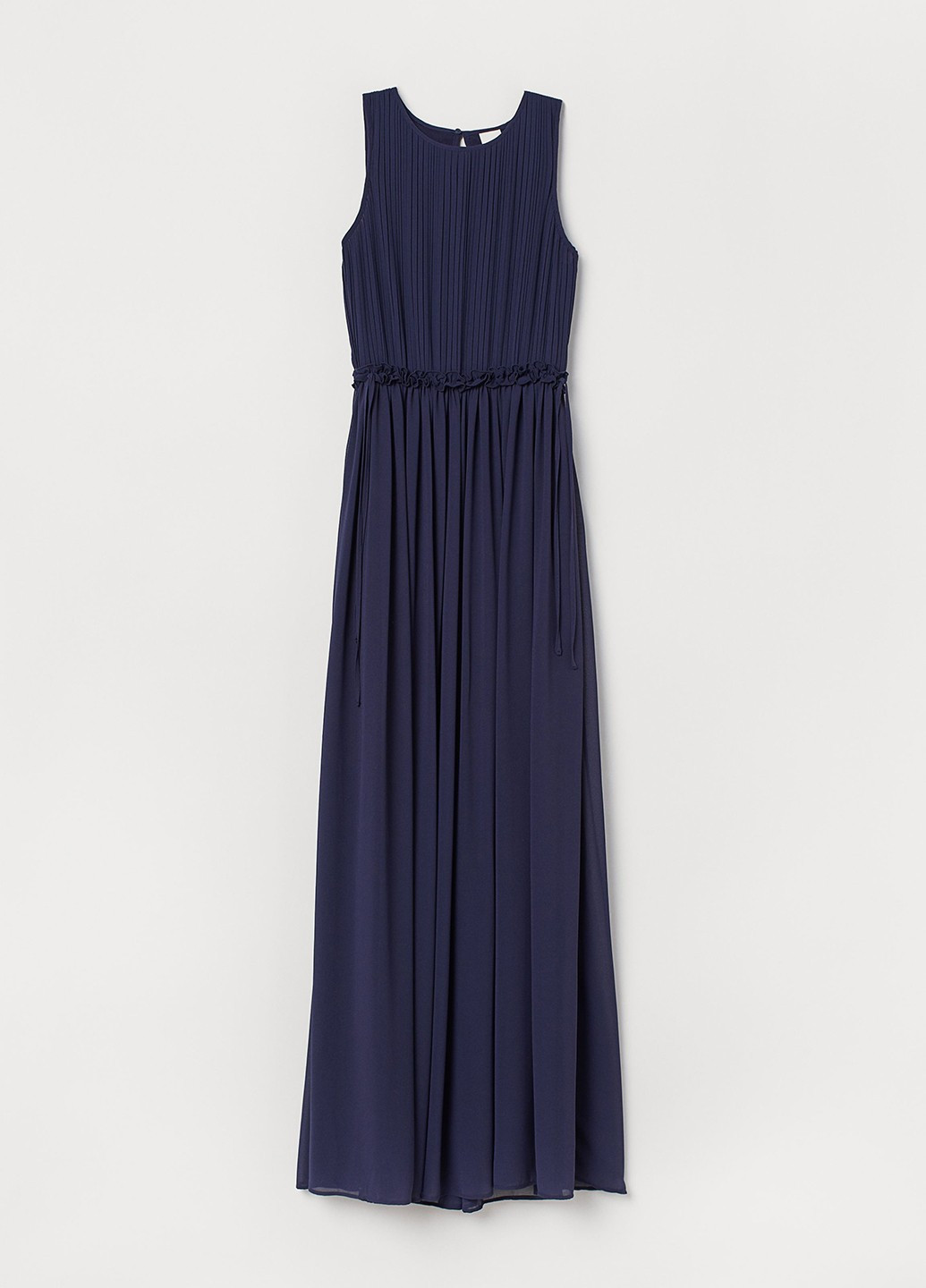 Темно-синя вечірня сукня H&M