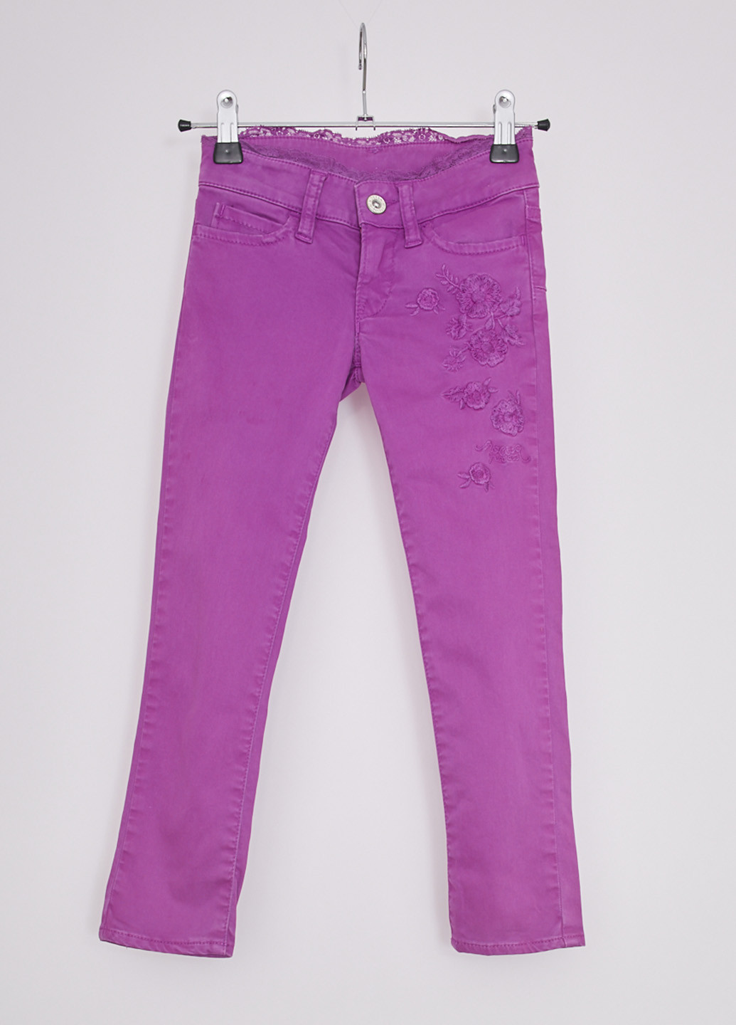 Фиолетовые кэжуал летние зауженные брюки Nolita