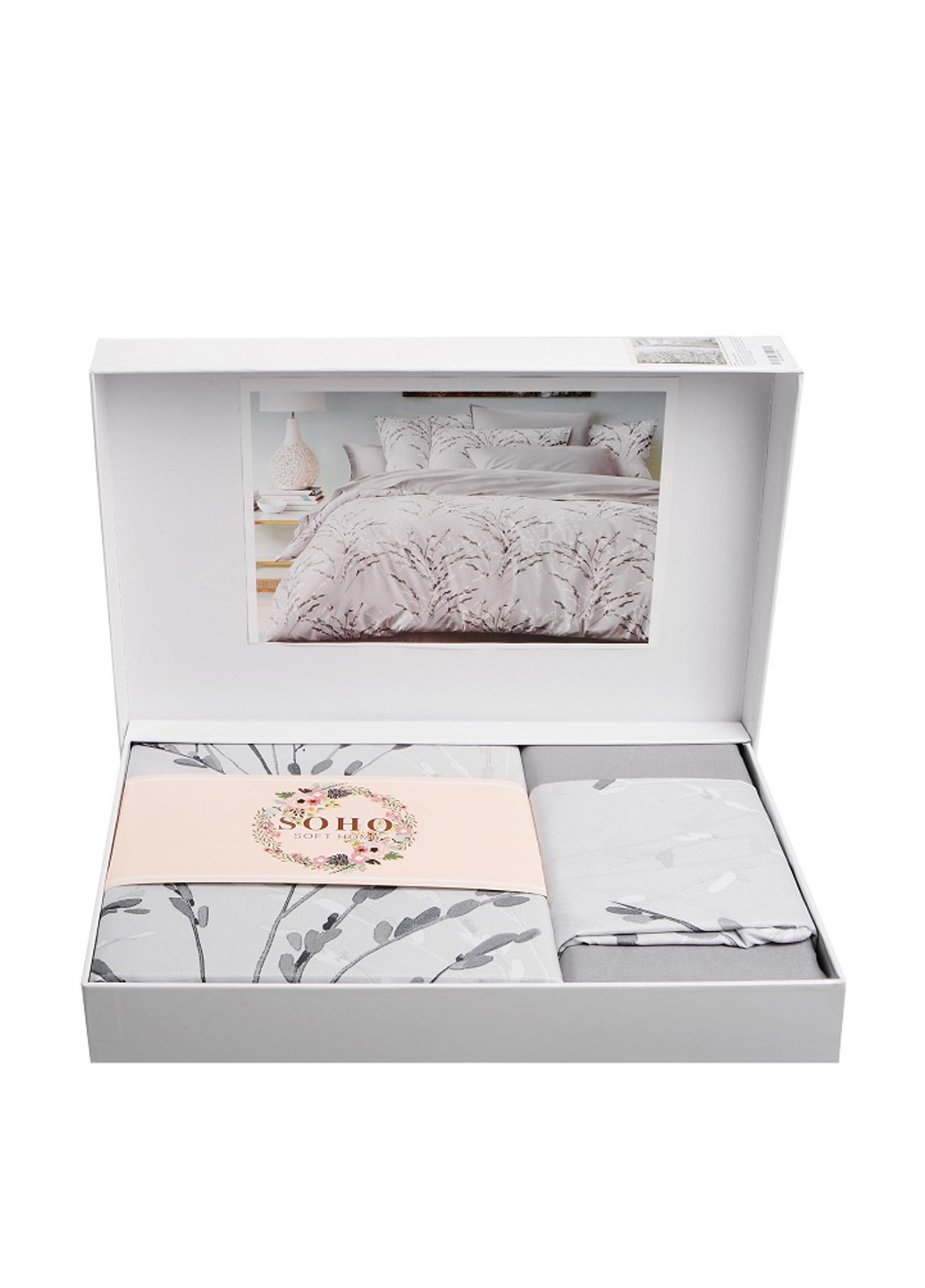 КПБ Евро Lounge 200*230 Fiori Silver Soho (317244646)