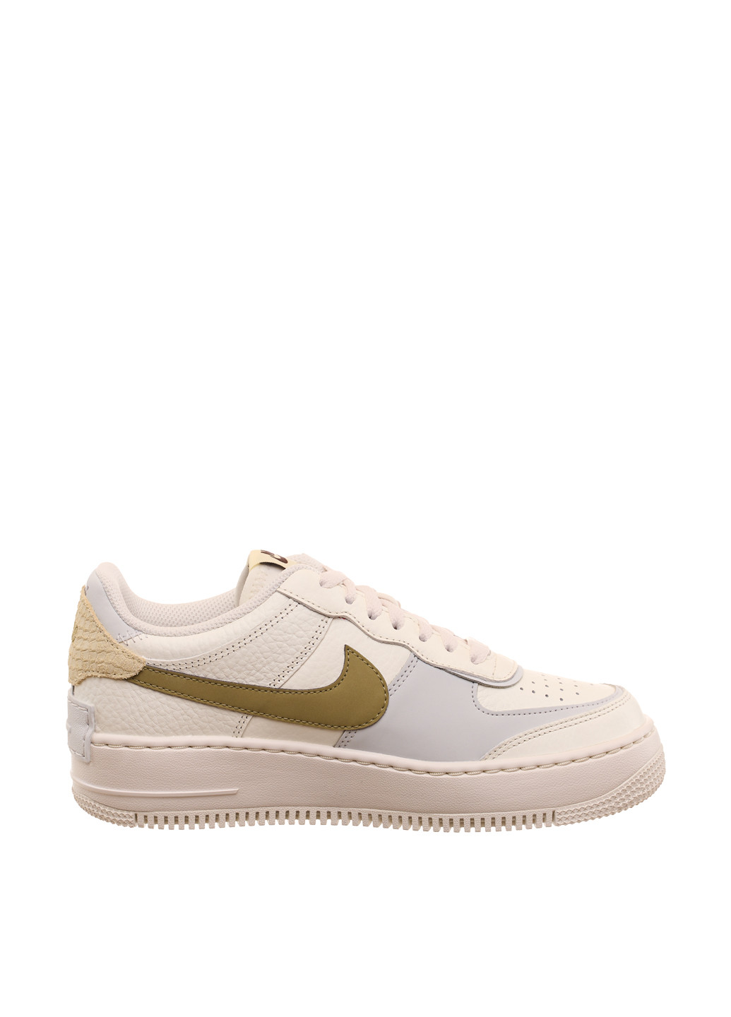 Белые демисезонные кроссовки fd0804-100_2024 Nike Air Force 1 Shadow