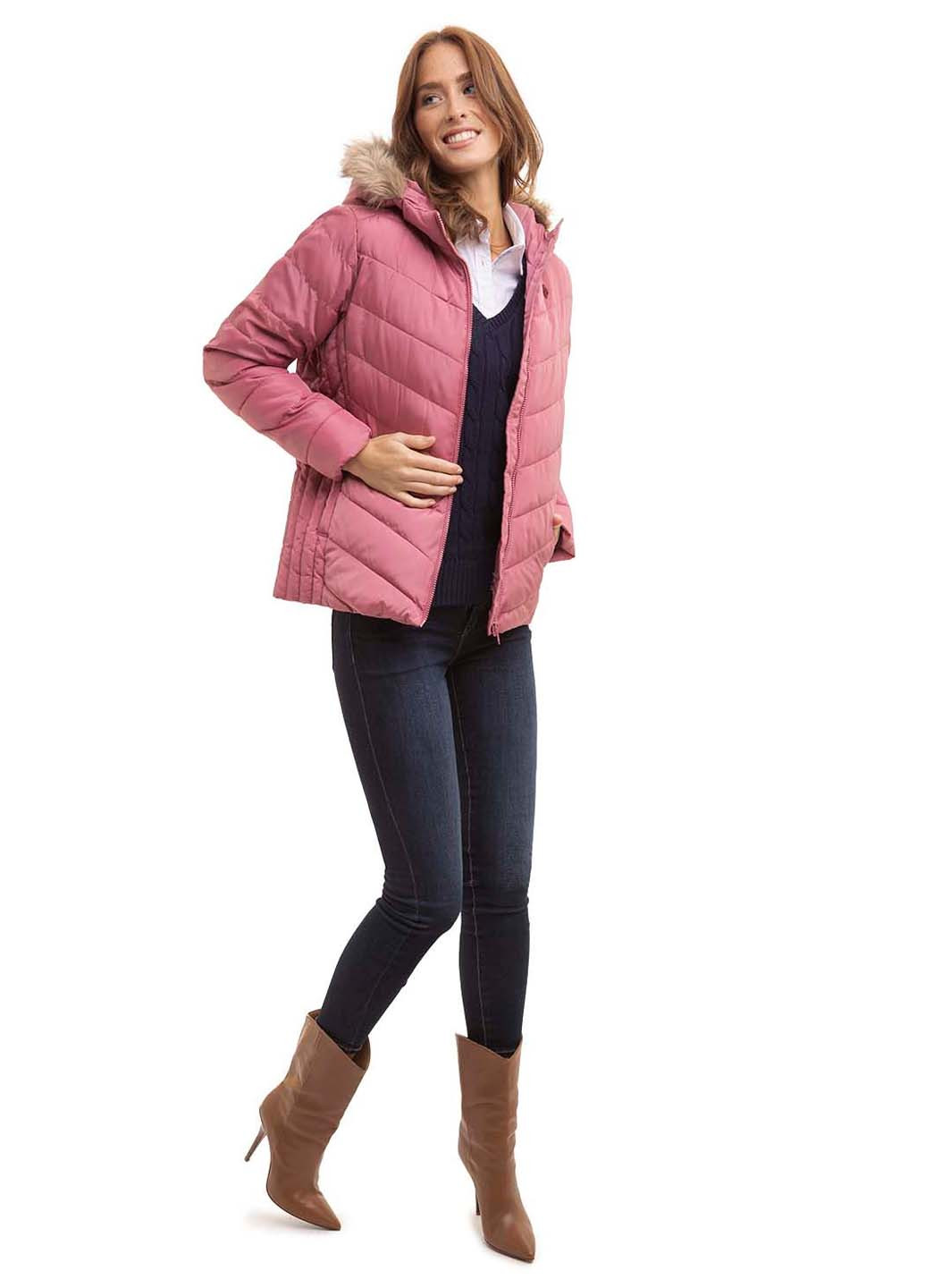 Розовая демисезонная куртка U.S. Polo Assn.