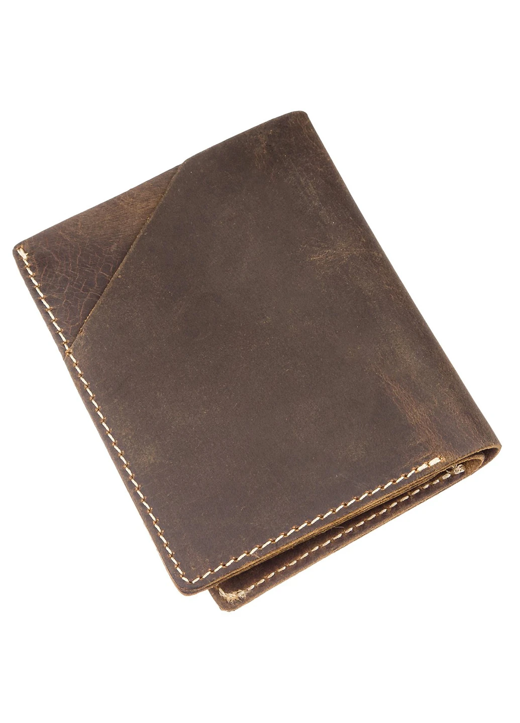 Шкіряний гаманець 8х9,5х0,5 см Vintage (253174632)