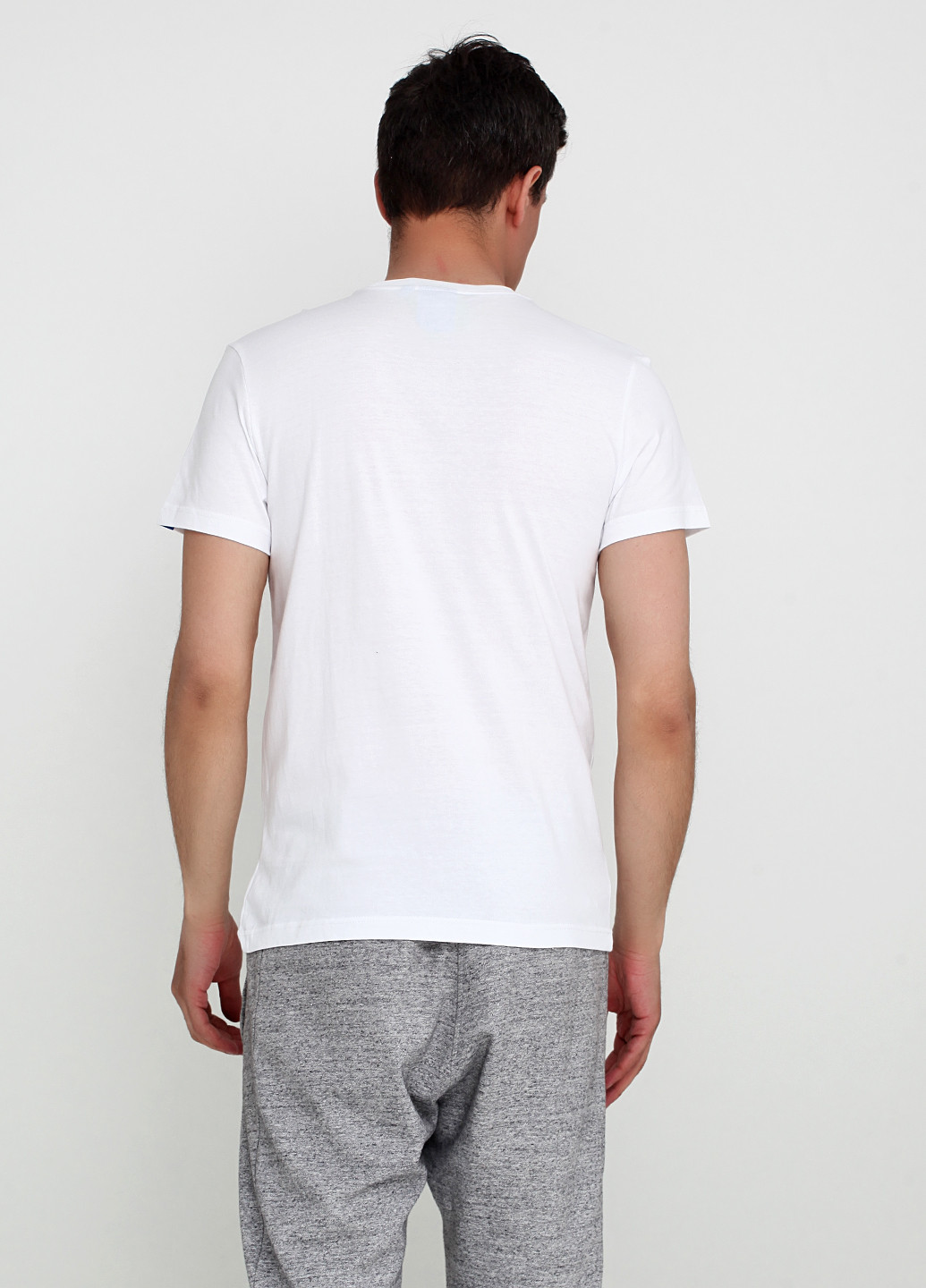 Біла футболка з коротким рукавом adidas