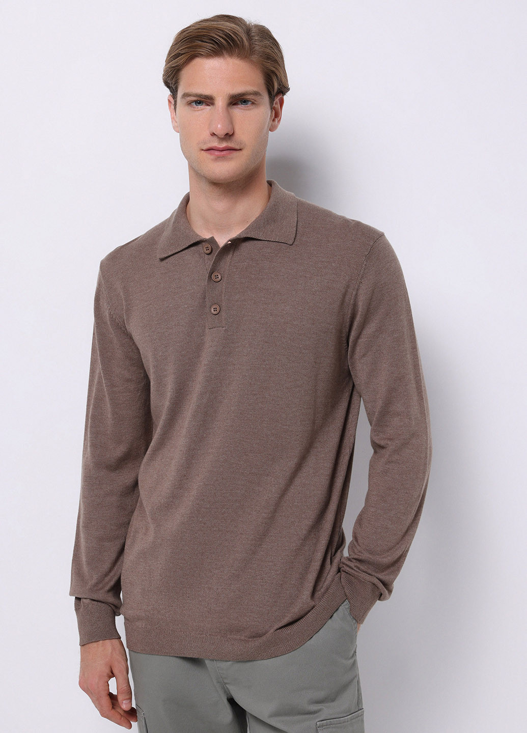 Світло-коричневий демісезонний светр Colin's