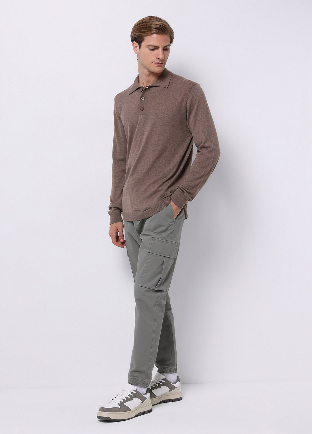 Світло-коричневий демісезонний светр Colin's