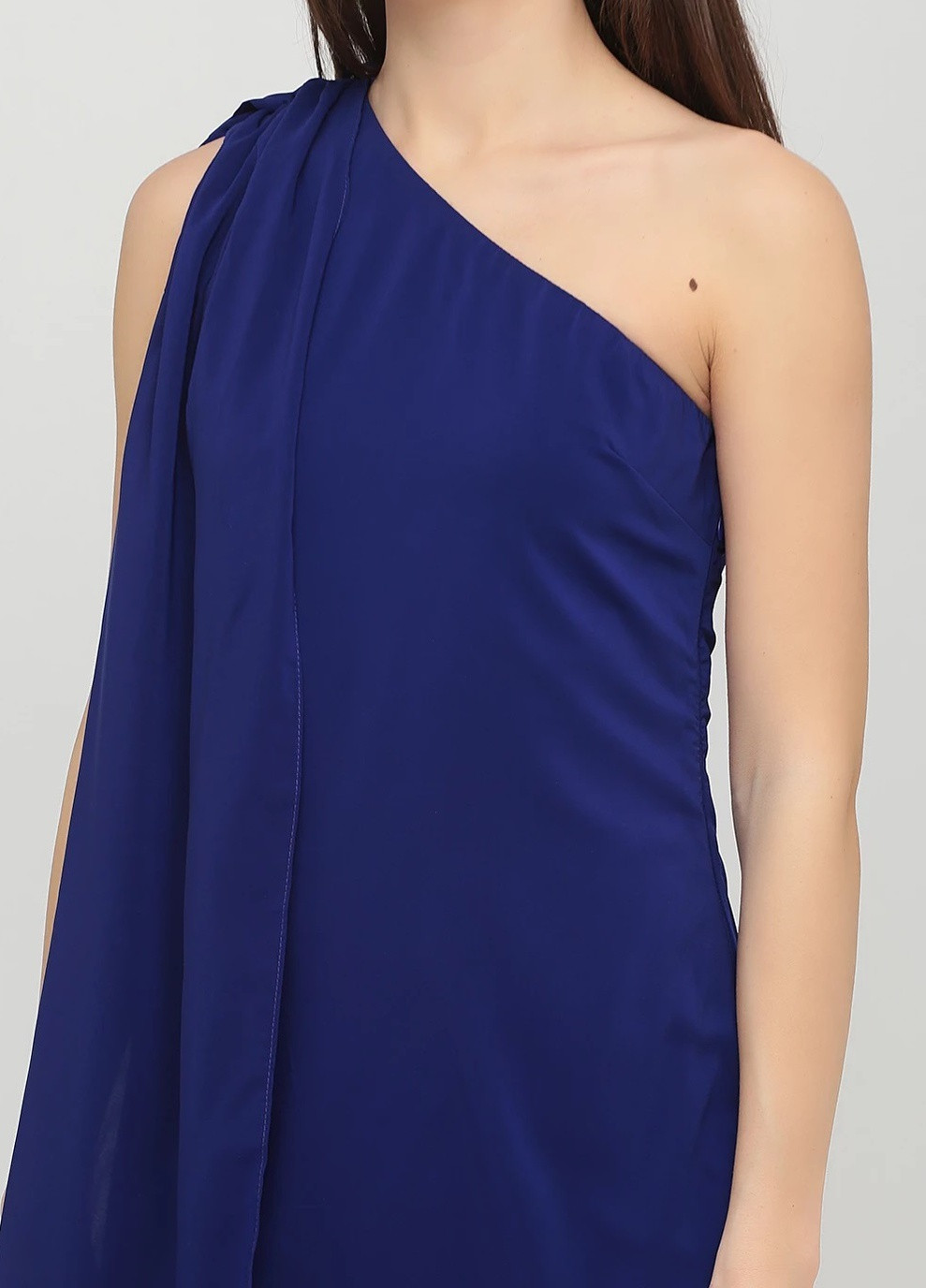 Синя коктейльна сукня однотонна AX Paris