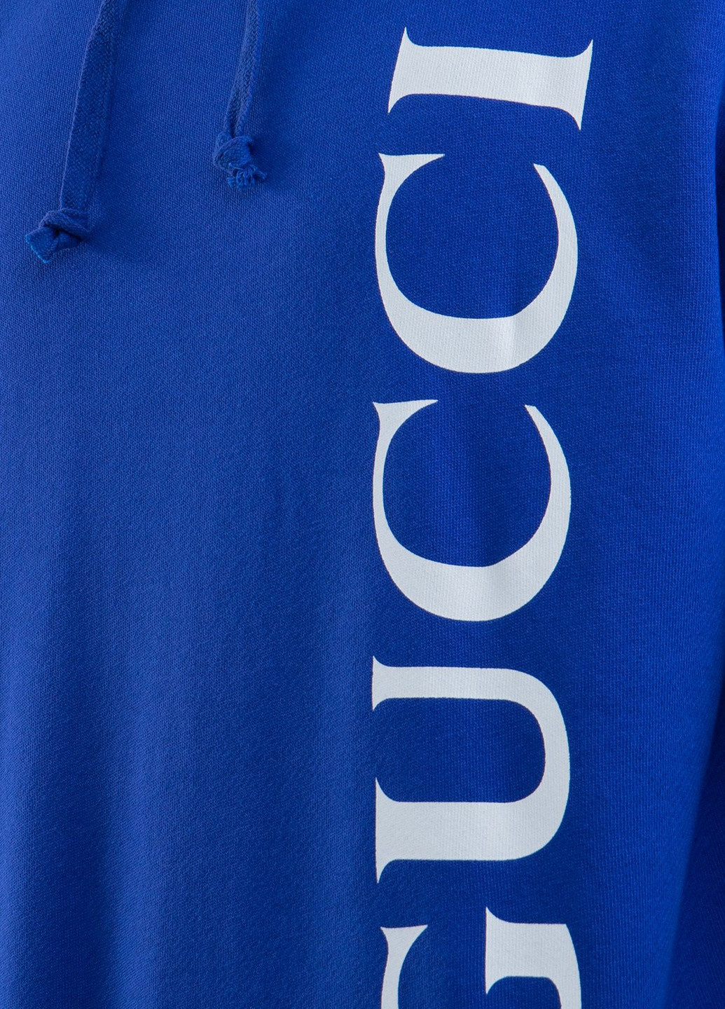 Синий худи с логотипом Gucci (251176462)