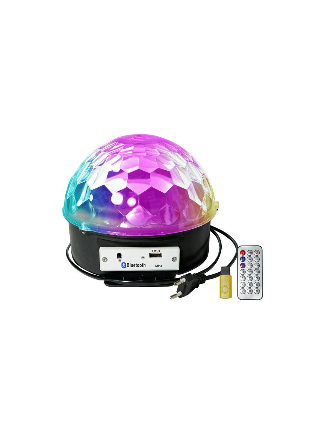 Дискошар LED с Блютузом, 9 Цветов, вращается под музыку 2479 Art (253996653)