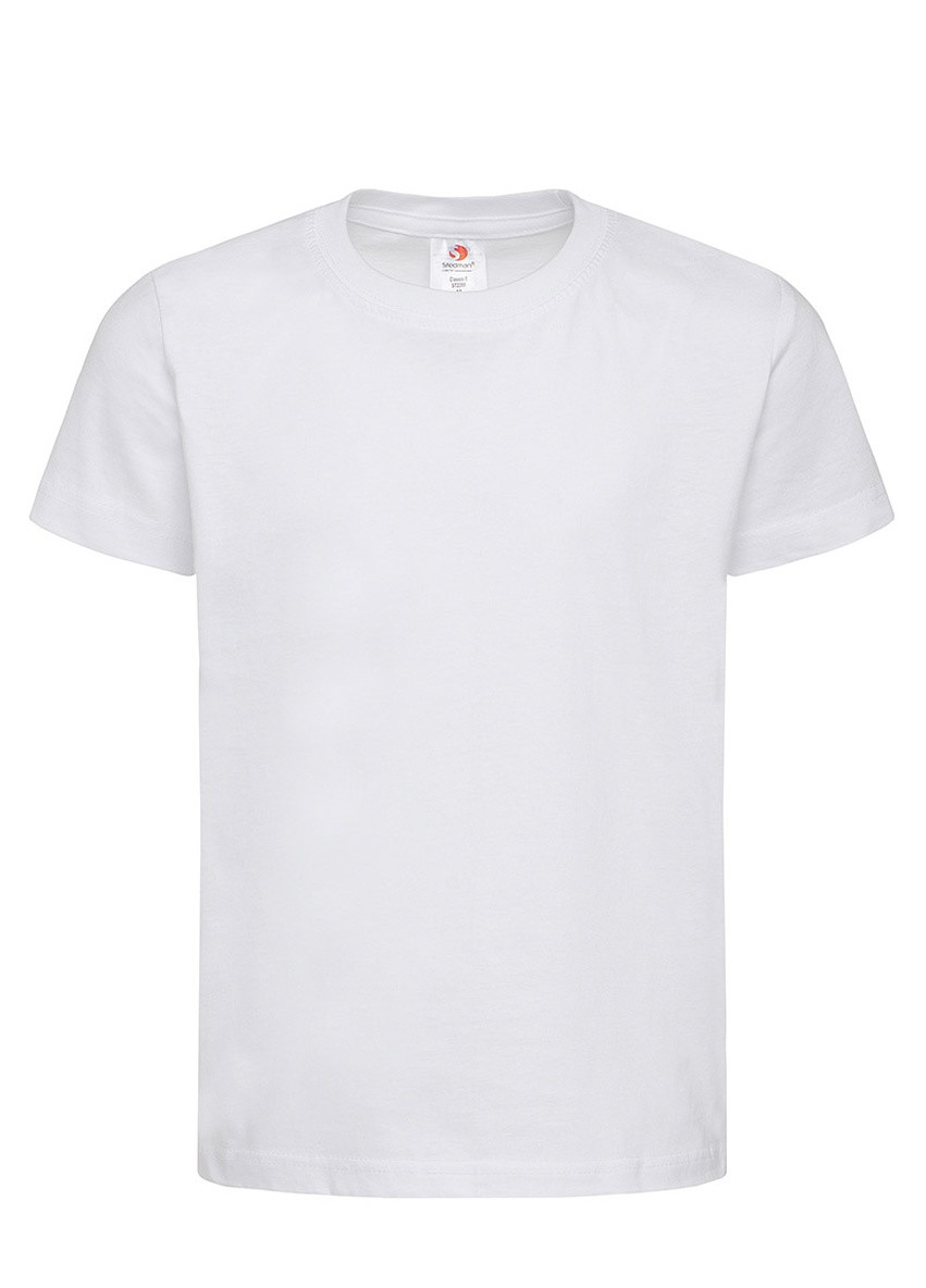 Біла демісезонна футболка st2200-whi дитяча classic-t kids white Stedman