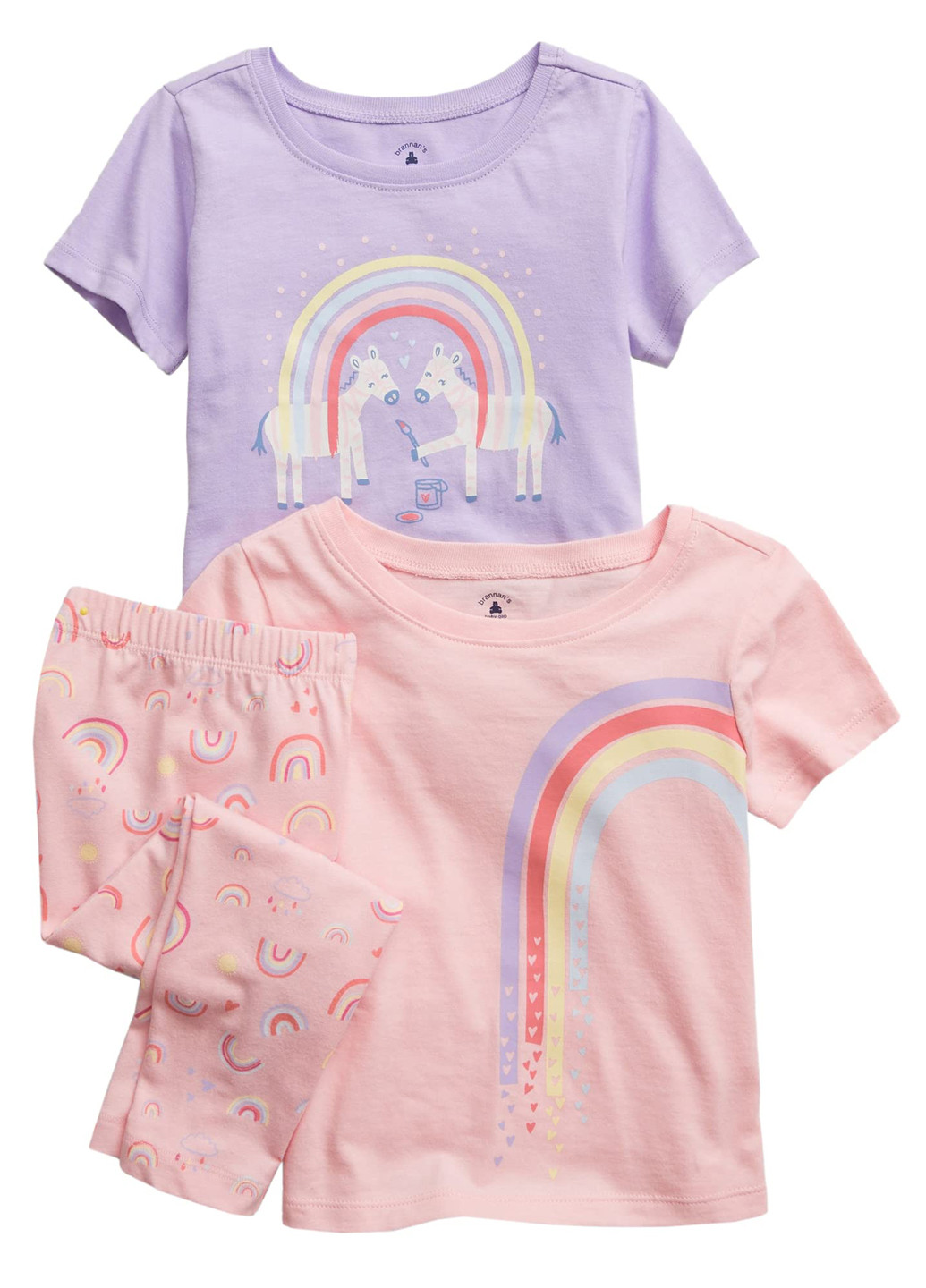 Комбінований літній комплект (футболка (2 шт.), легінси) Gap