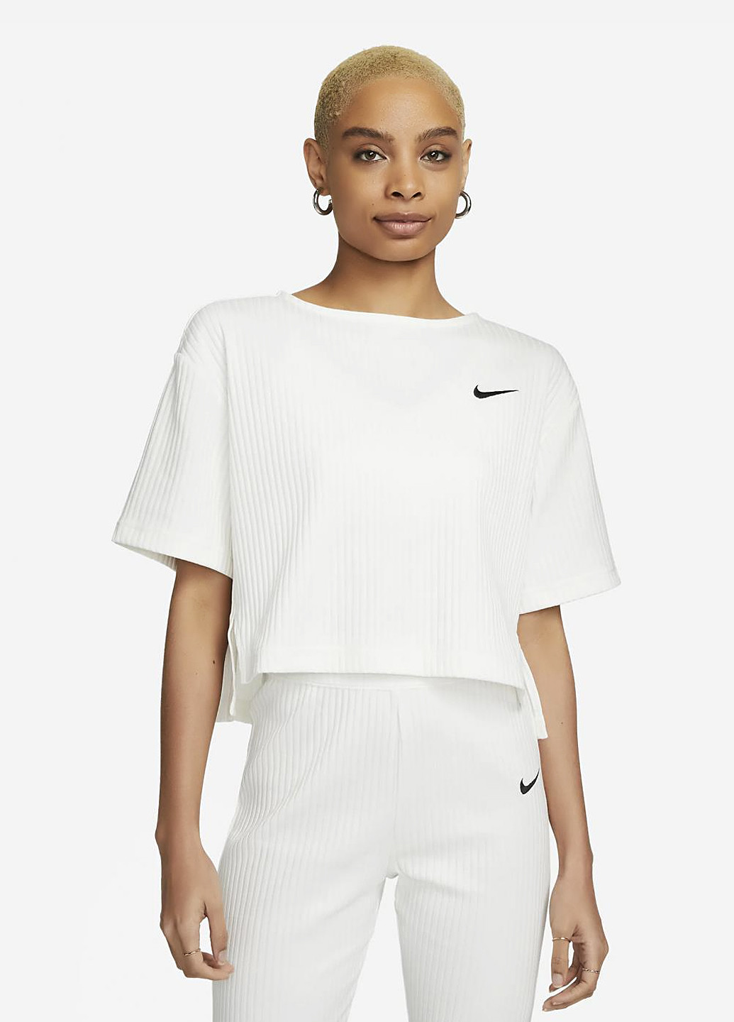 Футболка DV7870-133 Nike NSW RIB JRSY SS TOP - (318277886)