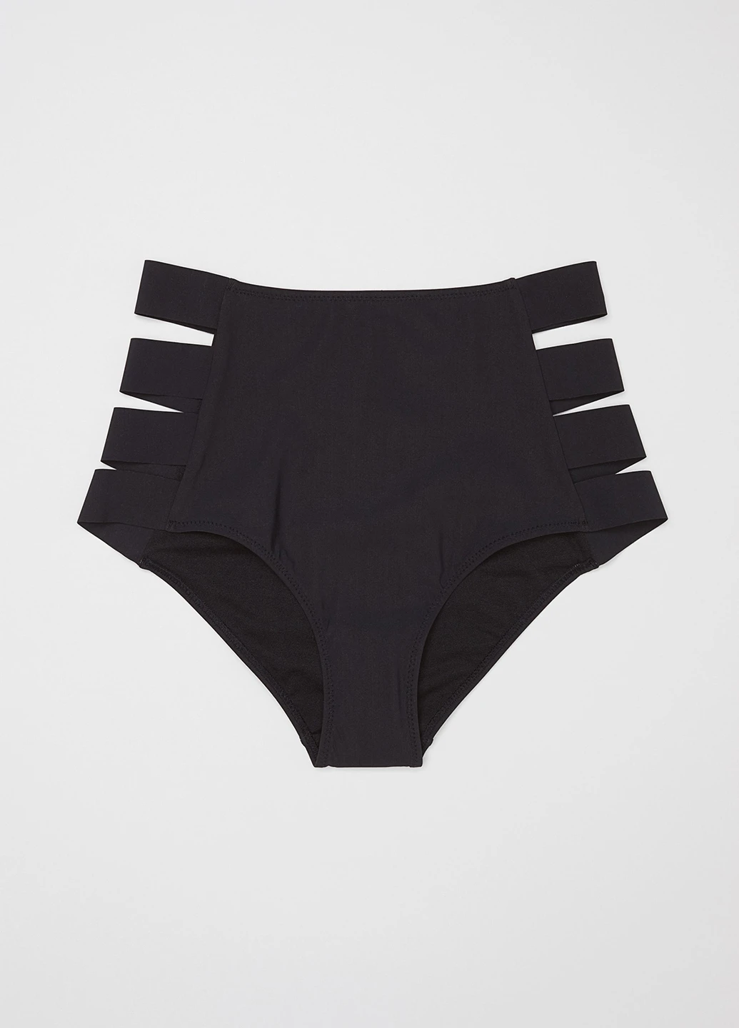 Черные купальные трусики-плавки однотонные H&M