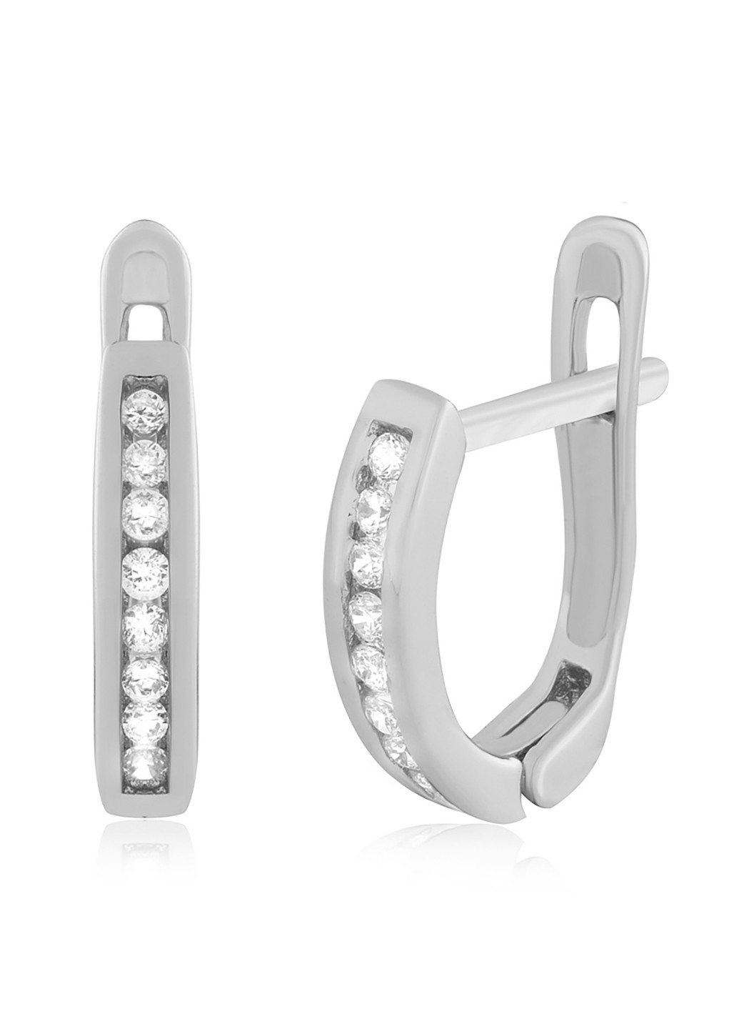 Серебряные серьги с фианитами с2ф/345 Silvex925 (201169183)