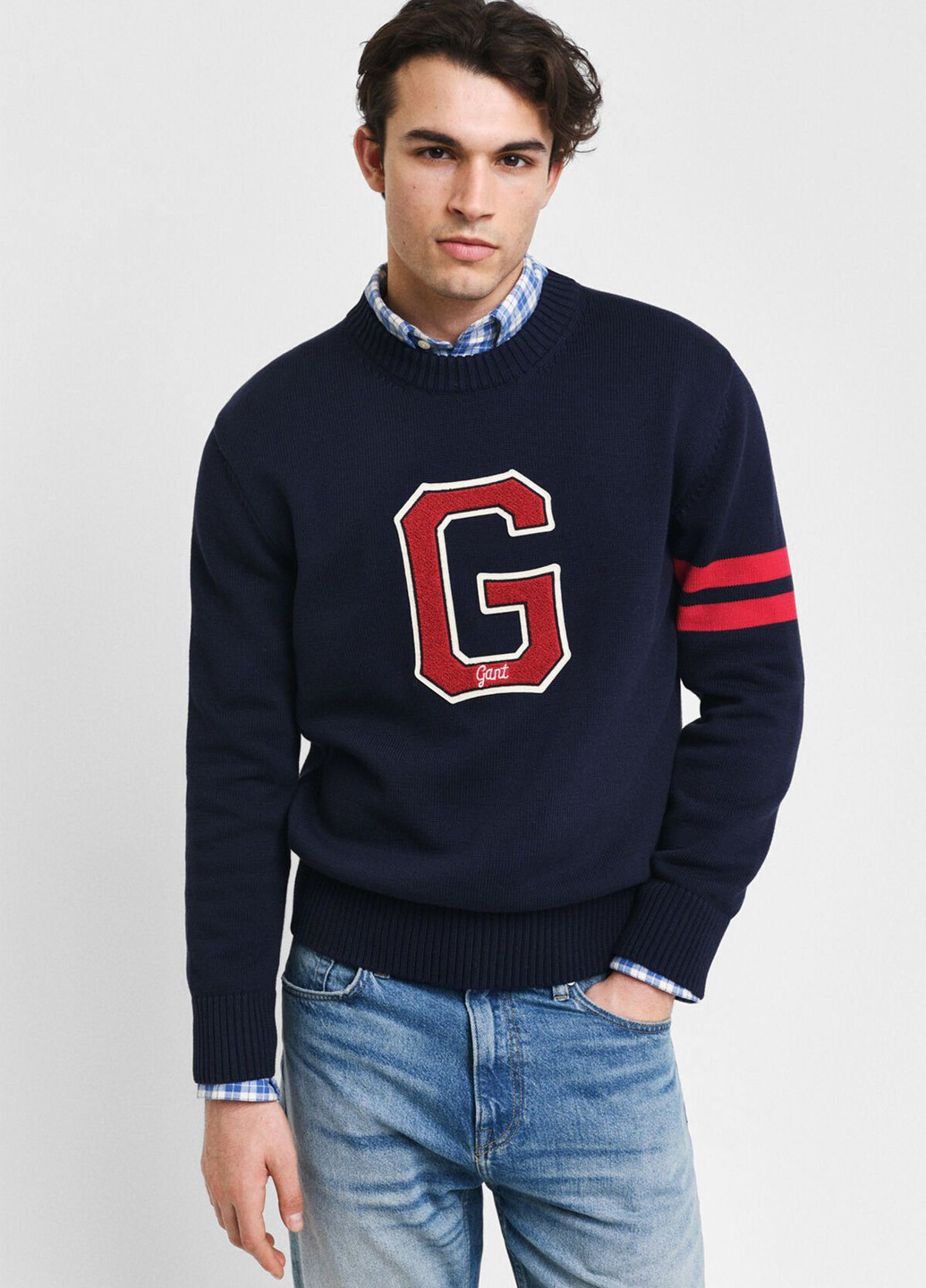 Синий демисезонный джемпер джемпер Gant